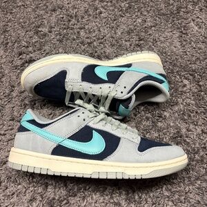 Nike Dunk Low Dark Obsidian Green Men's Shoes Size 8.5 FB8895-001 Pre-Owned